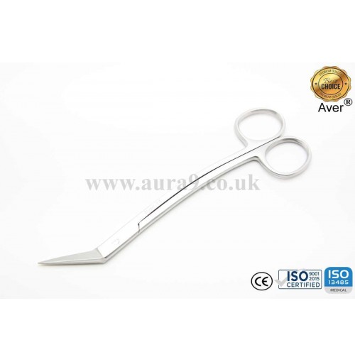 Stainless Steel Scissors, Locklin 16.5 CM Fig. 2, Curved